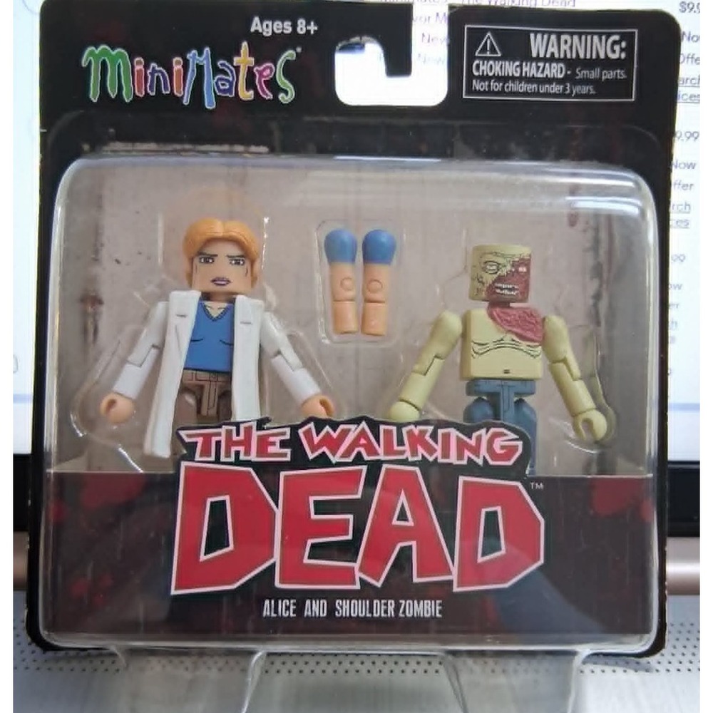 Minimates - The Walking Dead - Alice & Shoulder Zombie 2013 - New in Pkg